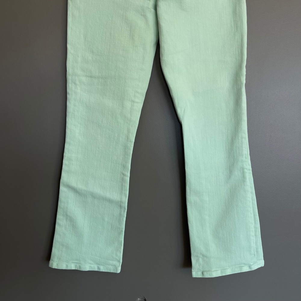 Veronica Beard Carly‎ Kick Flare Jean 26 Pistachio Green Stretch High Rise Chic - Picture 12 of 16